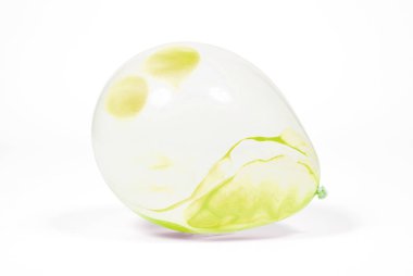 Beyaz arka planda izole edilmiş modern balon - Sarı