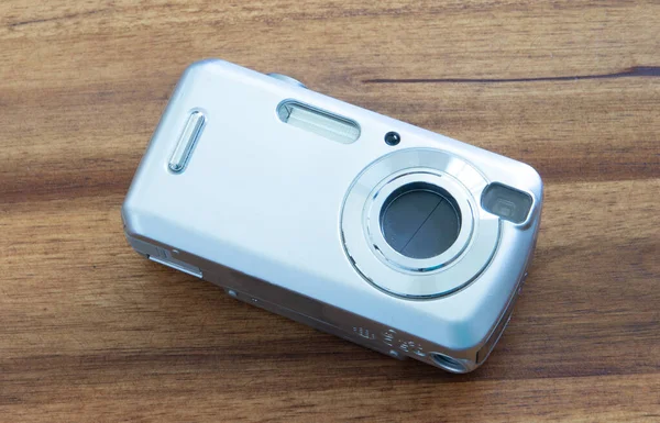 Old Digital Camera Isolated Obsolete Use Anymore Dusty Dirty — Stock Photo, Image
