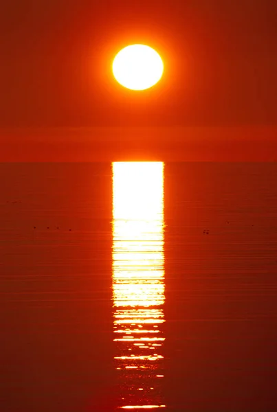 Sonnenaufgang Sonnenuntergang Sonne Sonniger Atlantik Island — Stockfoto