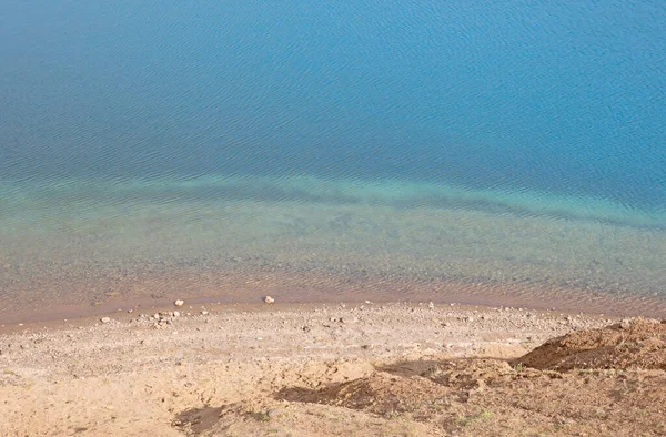 Viti Bellissimo Lago Craterico Colore Turchese Situato Nel Nord Est — Foto Stock