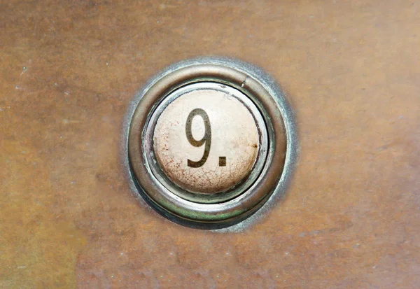 Botón viejo - 9 — Foto de Stock