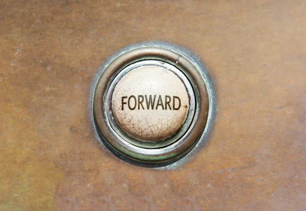Old button - forward — Stock Photo, Image