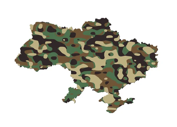 乌克兰-军队迷彩图案 — 图库照片