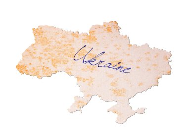 Ukrayna - el yazısı ile eski kağıt