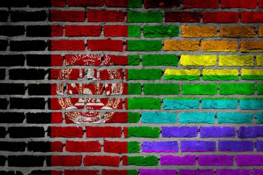 karanlık tuğla duvar - lgbt hakları - Afganistan