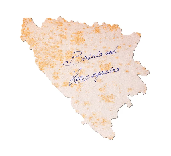 Papel viejo con escritura a mano - Bosnia y Herzegovina — Foto de Stock
