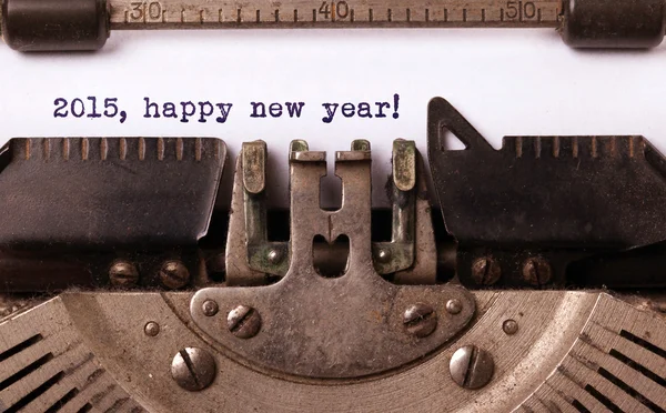 Vintage inscription made by old typewriter — Stock Photo, Image