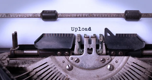 Vintage inscription made by old typewriter — Stock Photo, Image