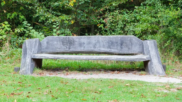 Unikalne ławki w parku — Zdjęcie stockowe