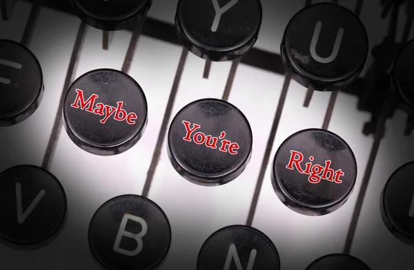 Machine à écrire avec boutons spéciaux — Photo
