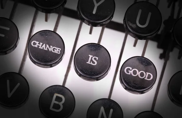 Typewriter with special buttons — Stock Photo, Image