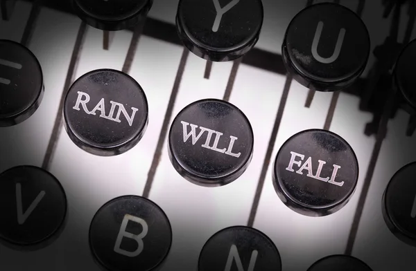 Typewriter with special buttons — Stock Photo, Image