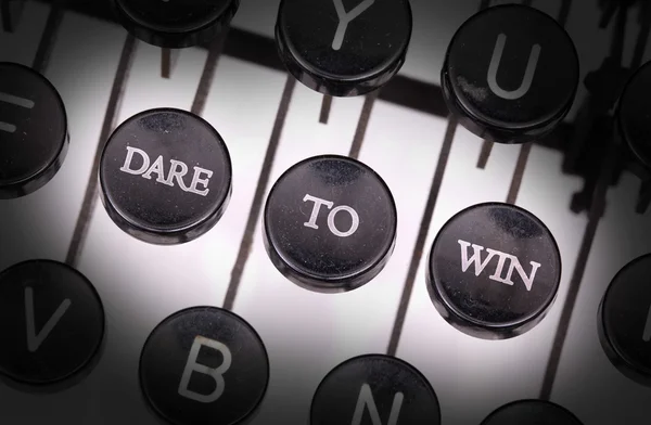 Máquina de escrever com botões especiais — Fotografia de Stock