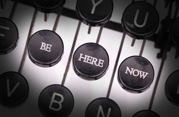 Typewriter with special buttons