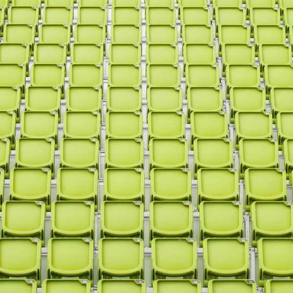 Žluté křeslo v sportovní stadion — Stock fotografie