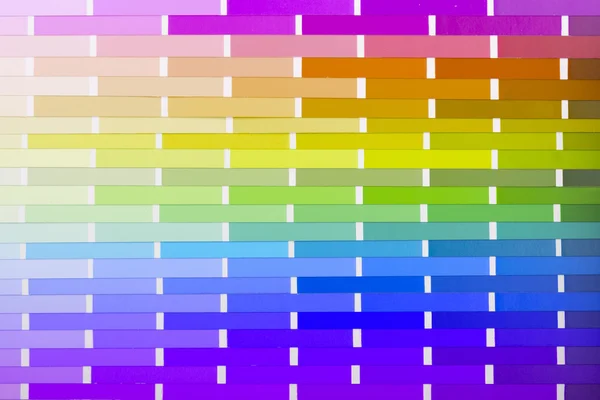 Colour card (paper) with various colors — Stock Photo, Image