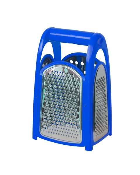 Blue plastic grater — Stock Photo, Image