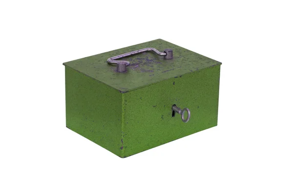 녹색 moneybox 절연 — 스톡 사진