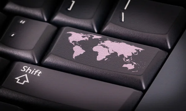 Símbolo no teclado — Fotografia de Stock