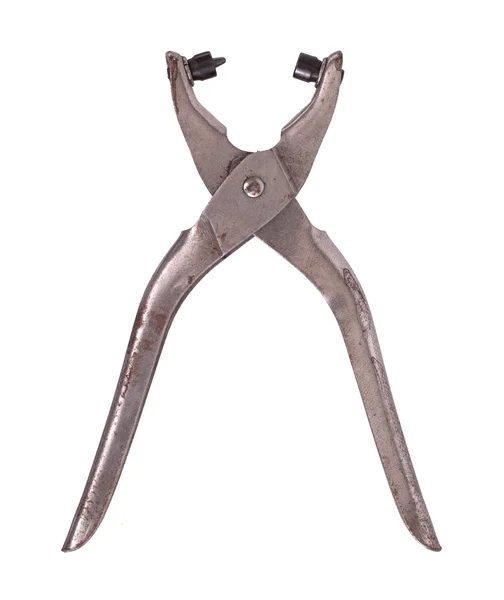 Herramienta para hacer agujeros en cinturones de cuero —  Fotos de Stock