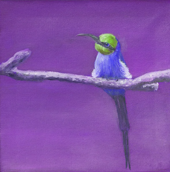 Painting of carmine bee eater — Stock Photo, Image