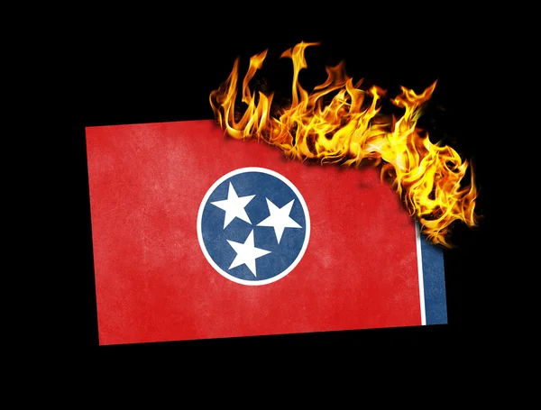 Označit příznakem, vypalování - Tennessee — Stock fotografie