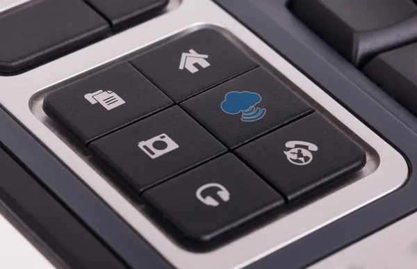 Botones en un teclado - Nube —  Fotos de Stock