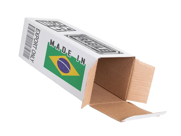 Exportkonzept - Produkt aus Brasilien — Stockfoto