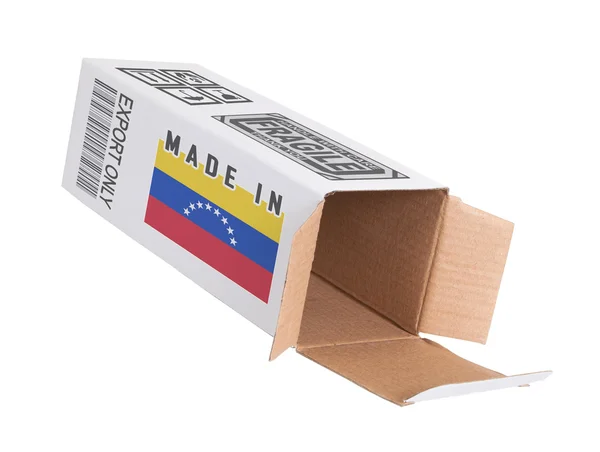 Concept d'exportation - Produit du Venezuela — Photo