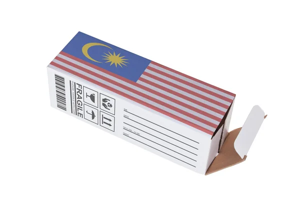 Begreppet export - produkt i Malaysia — Stockfoto