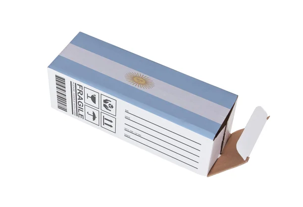 Concepto de exportación - Producto de Argentina — Foto de Stock