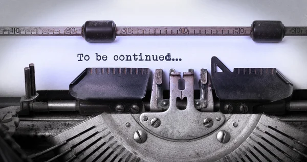 Vintage inscription made by old typewriter — Stock Image Vintage inscription made by old typewriter Stock Image