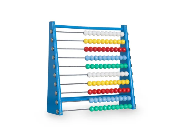 Oude abacus op wit — Stockfoto