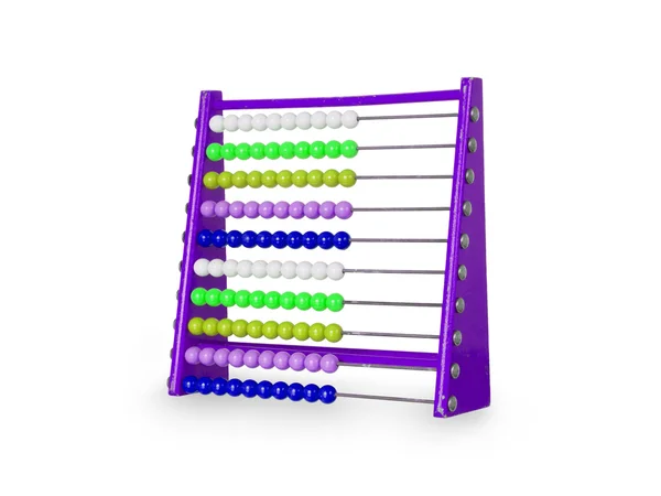Gamla abacus på vit — Stockfoto