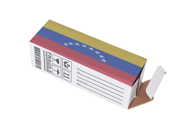 Concept of export - Product of Venezuela — Stock Photo, Image