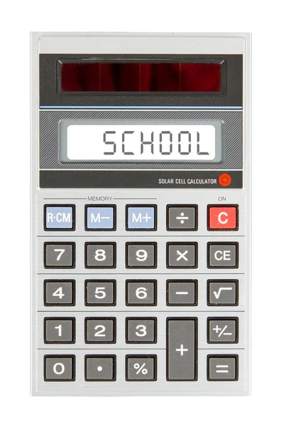 Ancienne calculatrice - école — Photo