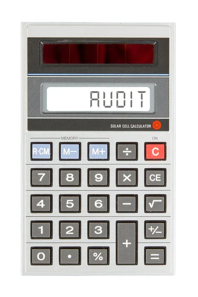 Old calculator - audit — Stock Photo, Image