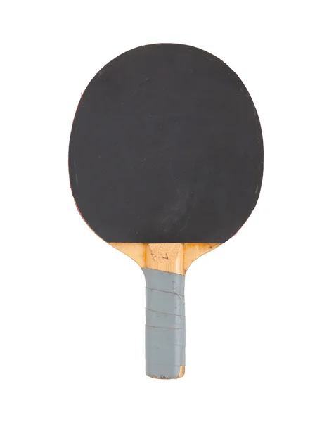 Raqueta Pingpong aislada sobre fondo blanco — Foto de Stock