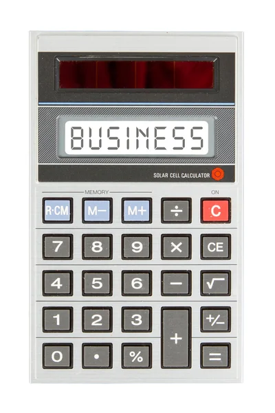 Старый калькулятор - бизнес — стоковое фото