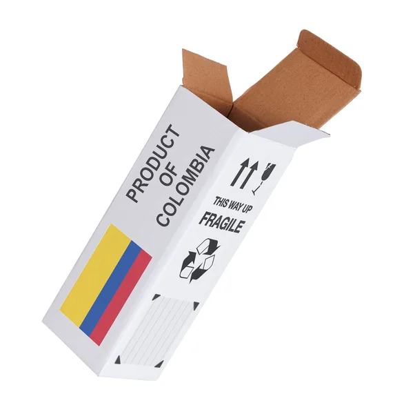 Conceito de exportação - Produto do Equador — Fotografia de Stock