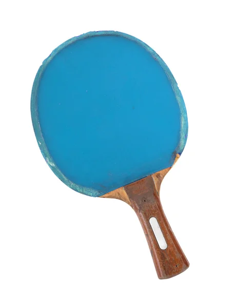 Pingpong racket geïsoleerd op witte achtergrond — Stockfoto