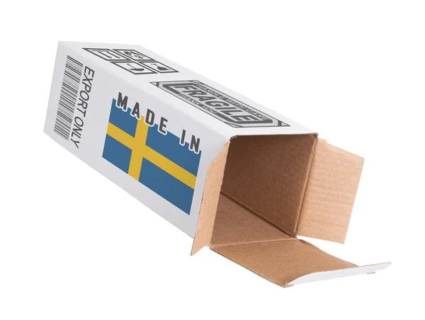 Concept of export - Product of Sweden — Stock Photo, Image