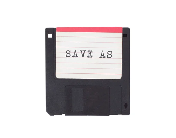 Floppy disk, data storage support — Stock Photo, Image