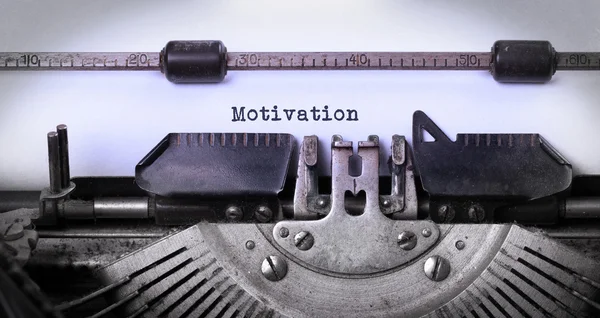 Vintage inscription made by old typewriter — Stock Photo, Image