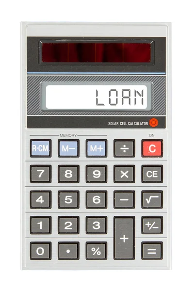 Calculator vechi - împrumut — Fotografie, imagine de stoc