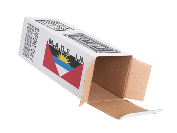 Concept van export - Product van Antigua en Barbuda — Stockfoto