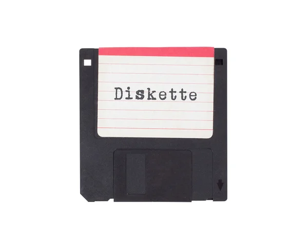 Floppy disk, en de steun van de opslag van de gegevens — Stockfoto