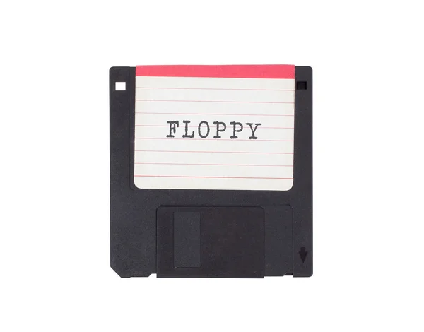 Floppy disk, en de steun van de opslag van de gegevens — Stockfoto