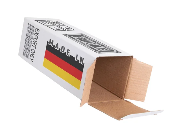 Exportkonzept - Produkt aus Deutschland — Stockfoto