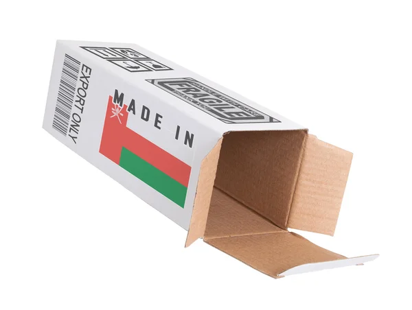 Concept van export - Product van Oman — Stockfoto